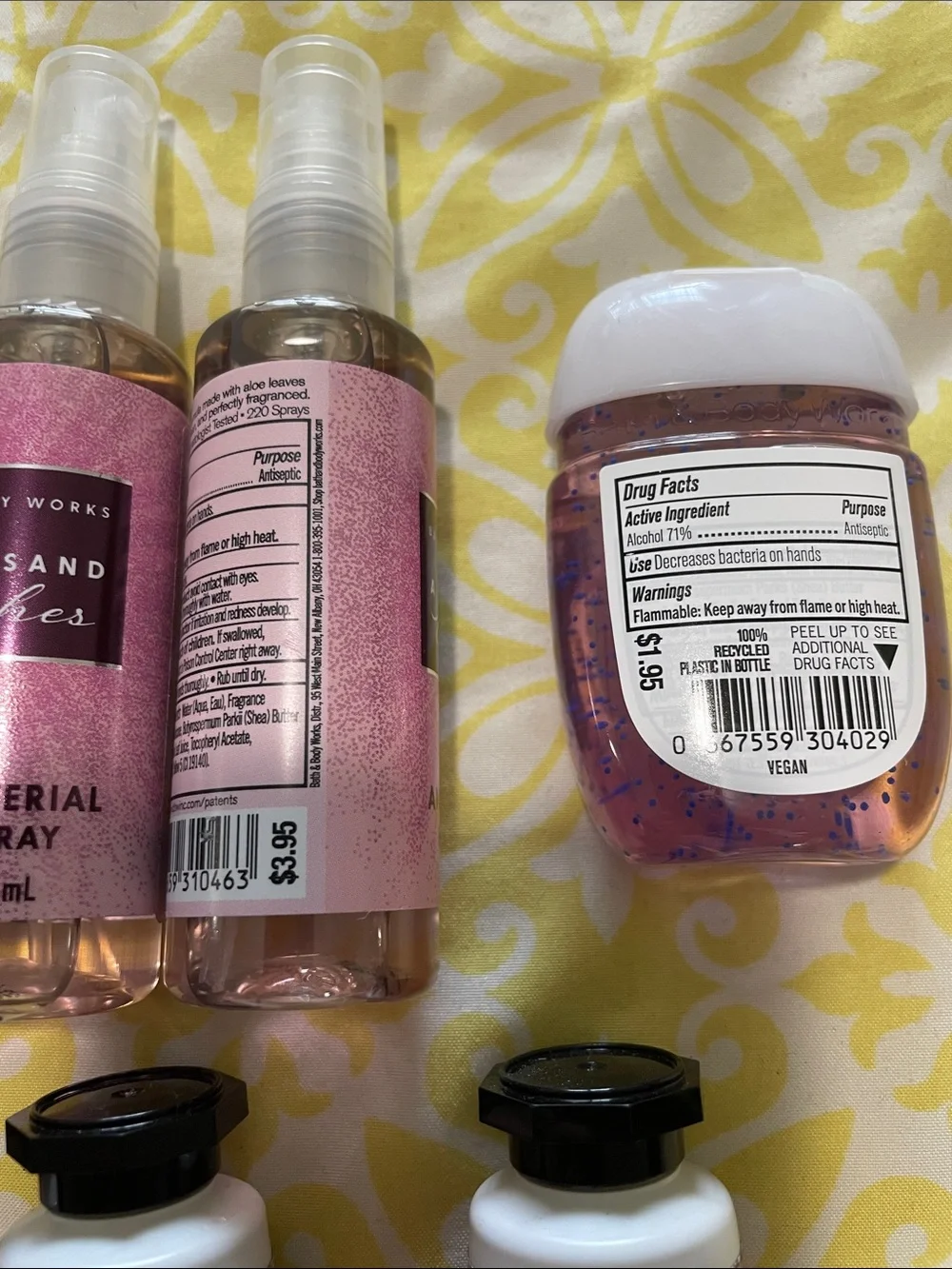 Bath & Body Works 9 Piece A Thousand Wishes Hand Creams & Antibac Set NWT